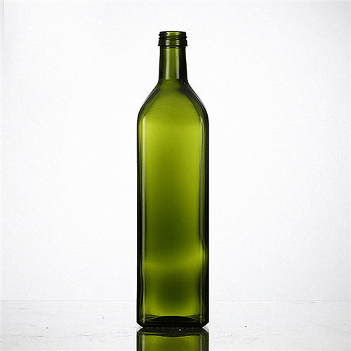 1L Dark Green Glass Olive Oil Bottles