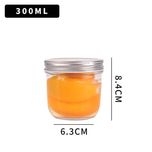 300ml Glass Jam Jars